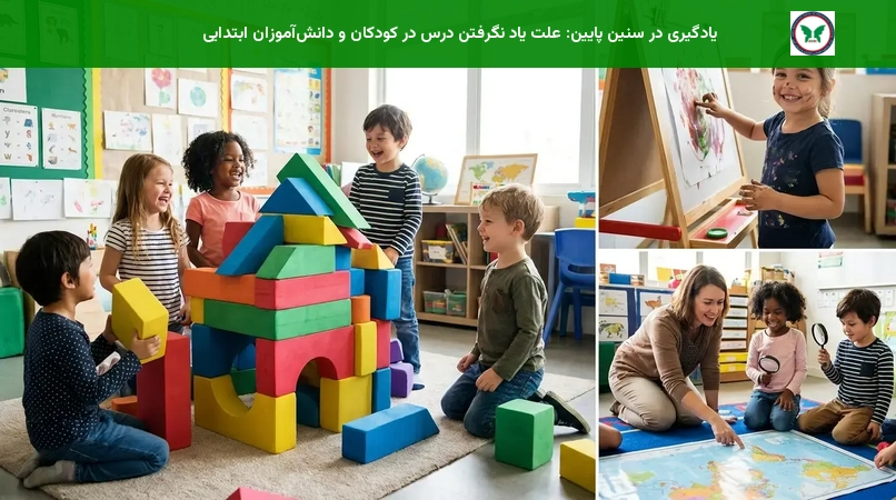 یادگیری در سنین پایین: علت یاد نگرفتن درس در کودکان و دانش‌آموزان ابتدایی