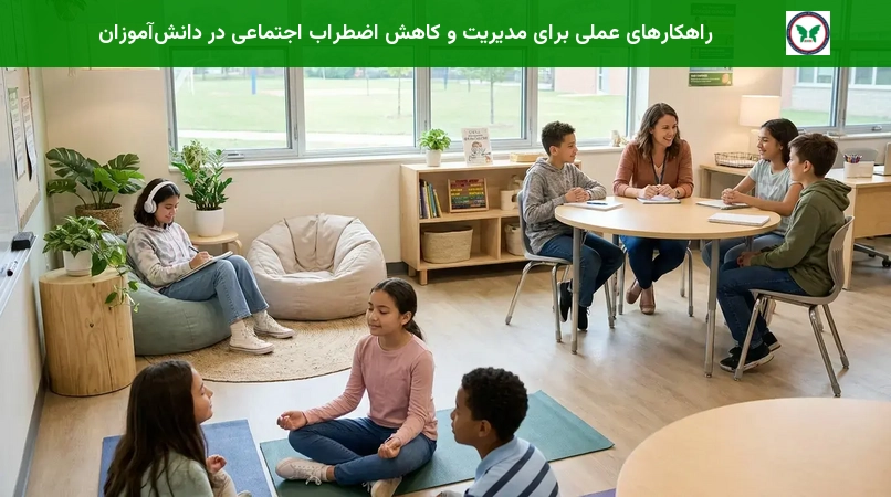 راهکارهای عملی برای مدیریت و کاهش اضطراب اجتماعی در دانش‌آموزان