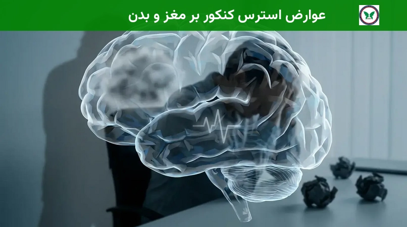 عوارض استرس کنکور بر مغز و بدن