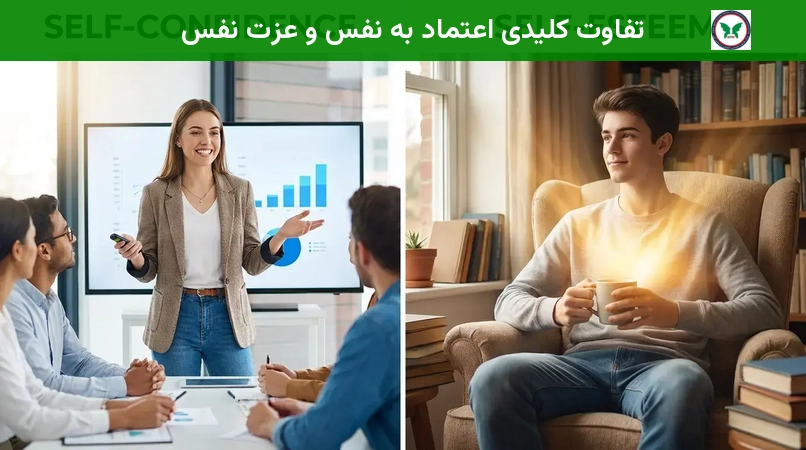 تفاوت کلیدی اعتماد به نفس و عزت نفس