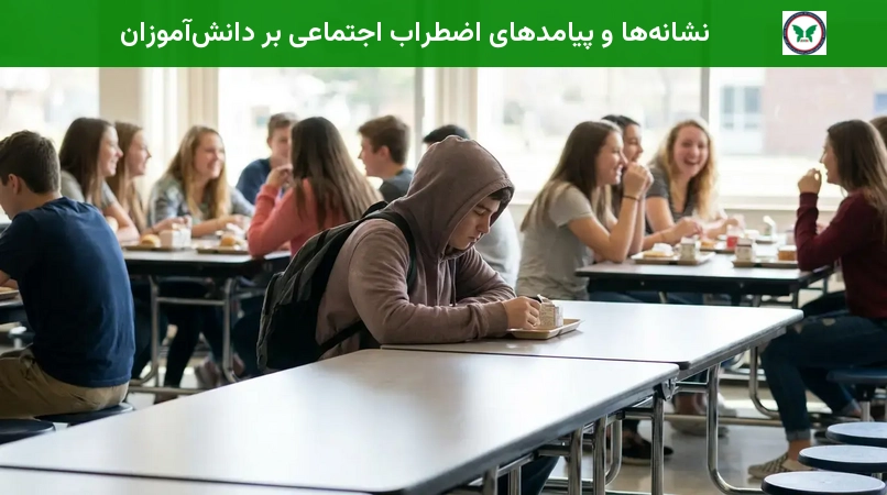 نشانه‌ها و پیامدهای اضطراب اجتماعی بر دانش‌آموزان