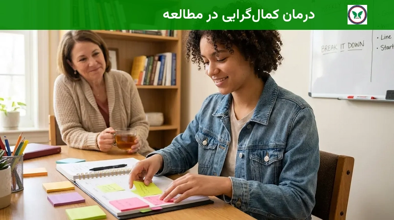 درمان کمال‌گرایی در مطالعه